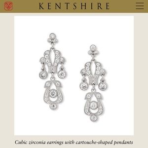 Andrew Prince cubic zirconia earrings $375 wedding